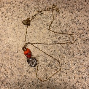 Juicy couture skull necklace
